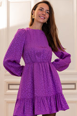 Robe Suzie Leopard Violet