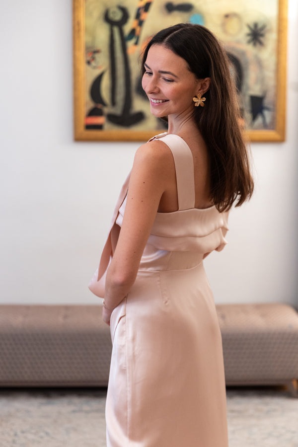 Robe Valentina Rose Pale